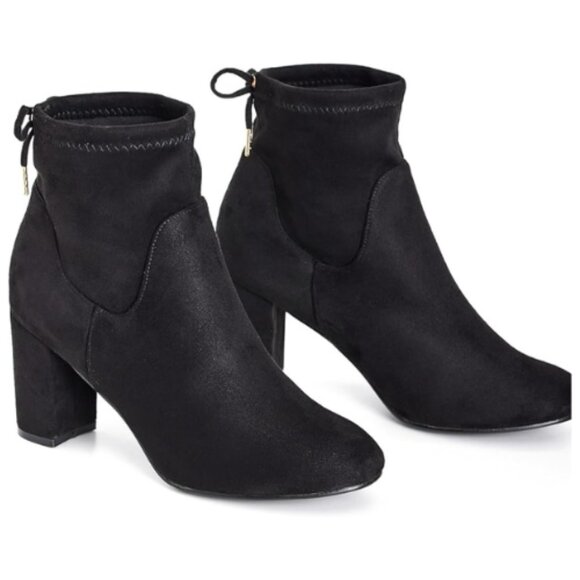 City Chic Shoes - City Chic Women's Mid Boot Katya Block Heel Ankle Size 42 EU, BLACK
